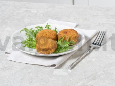 Kotletai su džiovintų duonos trupinių apvalkalu pagrindine nuotrauka