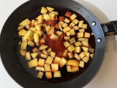 Švelnus džemas su nektarino gabaliukais vyšnių sultyse Žingsnis 3