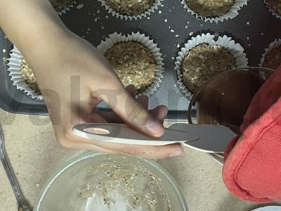 Avižiniai sausainiai su žemės riešutų sviestu Žingsnis 6