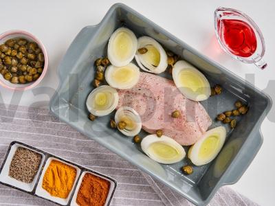 Kalakutienos filė su jazminų ryžiais ir pupelėmis Žingsnis 1