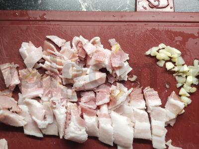 Spagečiai a la karbonara vakarienei Žingsnis 1