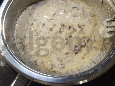 Spagečiai a la karbonara vakarienei Žingsnis 5