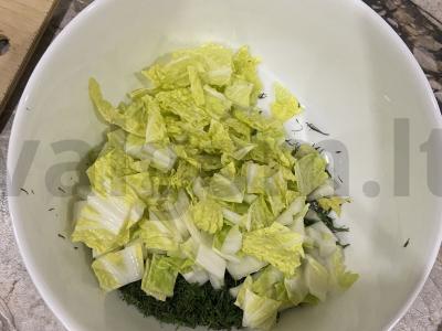 Salotas „Šviežia krevetė“ Žingsnis 1