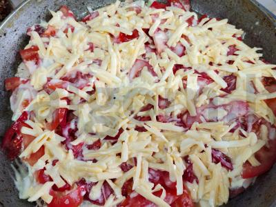 Kepta jautiena su pomidorų-sūrio kepure Žingsnis 6