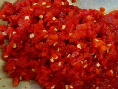 Ađika su žole ir čili pipirais Žingsnis 8