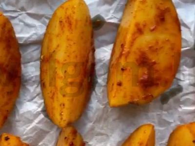 Jauni bulvės kaimiškai su paprika Žingsnis 5