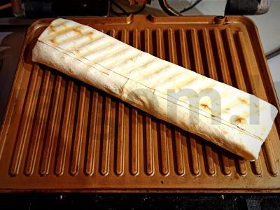 Šašlykas iš armėniško lavašo su vištienos krūtinėle Žingsnis 13