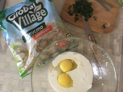 Žiedinių kopūstų apkepas su grietinėlėmis Žingsnis 2