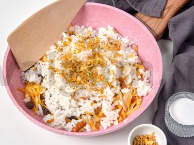 Vegetariškas plovas su džiovintais vaisiais Žingsnis 2