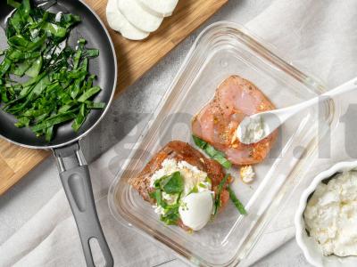 Kalakutienos filė su kreminiu sūriu Žingsnis 2