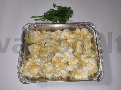 Skani žiedinė kopūstai grietinėlėje Žingsnis 1