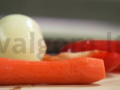 Sriuba „Tris kopūstus“ Žingsnis 1