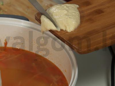 Sriuba „Tris kopūstus“ Žingsnis 6