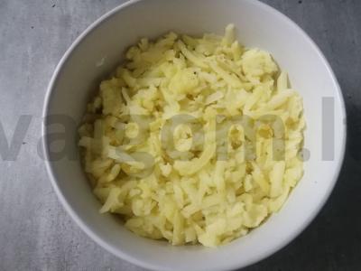 Salotas „Klasikinė silke po kailiu“ Žingsnis 5