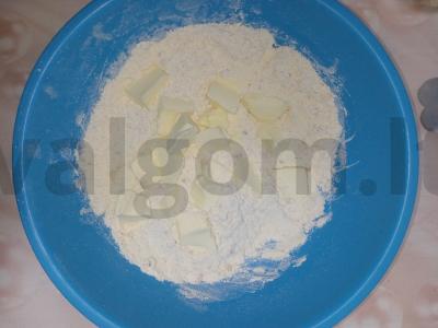 Riešutų sausainiai Žingsnis 3