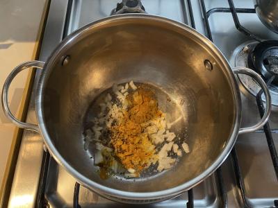 Ryžių sriuba be mėsos Žingsnis 1