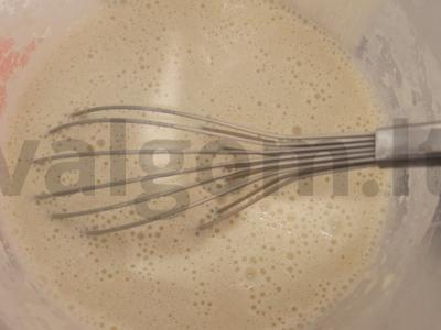 Blynai su sūriu ir sezamu Žingsnis 1