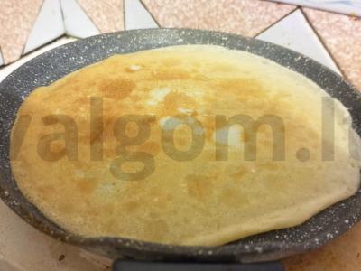 Blynai su sūriu ir sezamu Žingsnis 2