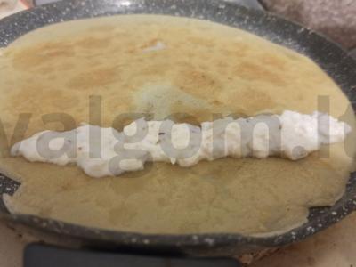 Blynai su sūriu ir sezamu Žingsnis 4