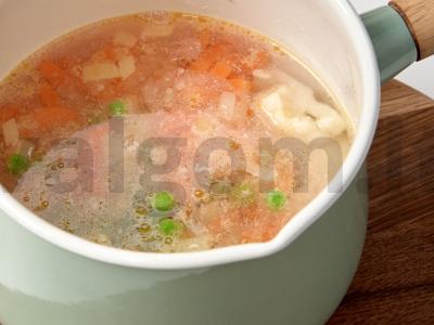 Vegetariškas sriuba Žingsnis 2