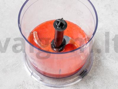 Braškės musas Žingsnis 1