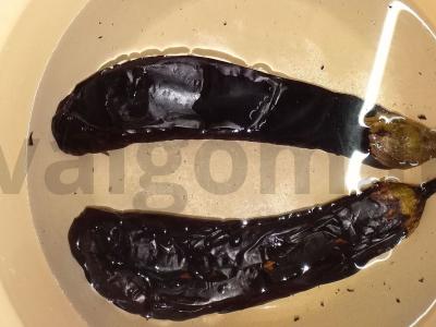 Keptas baklažanas Žingsnis 3