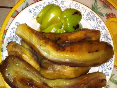 Keptas baklažanas Žingsnis 4