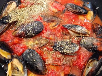 Spagečiai pagal Lygūriją su midijomis Žingsnis 5