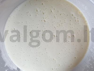 Blynai su grietinėle Žingsnis 1