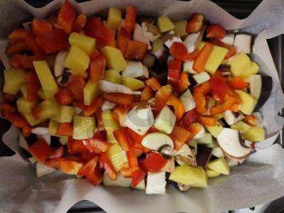 Vitaminų garnyras iš daržovių orkaitėje Žingsnis 5