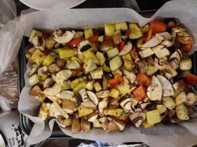 Vitaminų garnyras iš daržovių orkaitėje Žingsnis 7