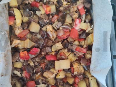 Vitaminų garnyras iš daržovių orkaitėje Žingsnis 9