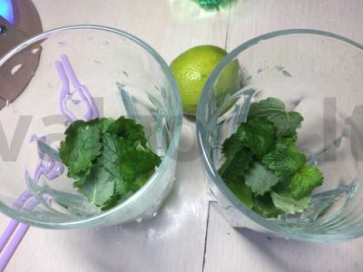 Bealkoholis Mojito Žingsnis 2