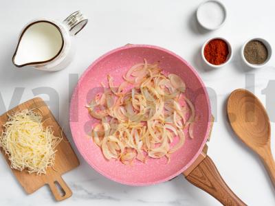 Linguine su kalakutienos filė Žingsnis 1