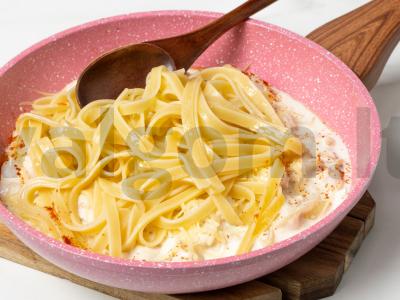 Linguine su kalakutienos filė Žingsnis 2