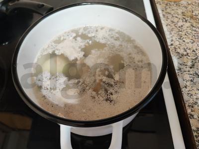 Upėtakio sriuba su šviežiais žalumynais Žingsnis 2