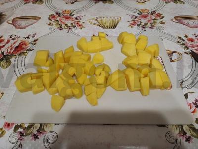 Upėtakio sriuba su šviežiais žalumynais Žingsnis 3