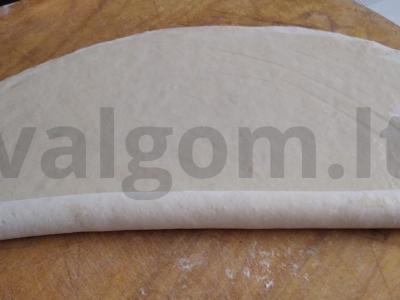 Kūrzė su mėsa ir virtomis bulvėmis Žingsnis 7