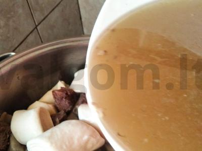 Kūrzė su mėsa ir virtomis bulvėmis Žingsnis 11