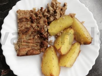 Mėsos apkepas su bulvytėmis kaip vaikų darželyje pagrindine nuotrauka