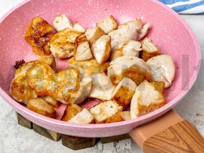 Indėnų filė troškinys su pievagrybiais ir kiaulienos kumpiu Žingsnis 1