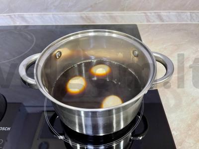 Kiaušiniai su maltu kava Žingsnis 3