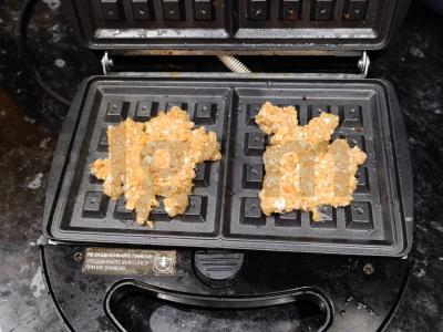 Rūkyti varškės vafliai Žingsnis 4