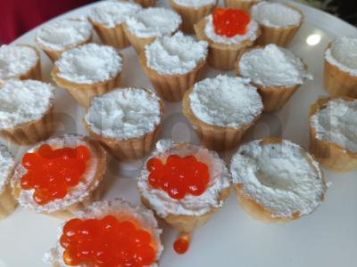 Krekeriai su ikrais Žingsnis 2