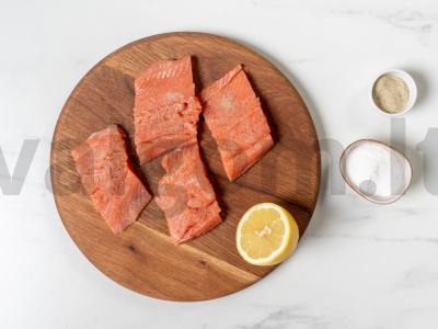 Žuvis su baltu padažu Žingsnis 1