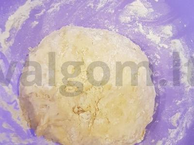 Hanumas — ritinys su mėsa ir bulvėmis Žingsnis 1