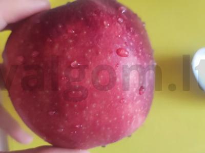 Keptas obuolys mikrobangų krosnelėje Žingsnis 1