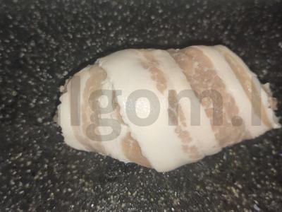 Mėsos kotletai su įdaru bekone Žingsnis 3