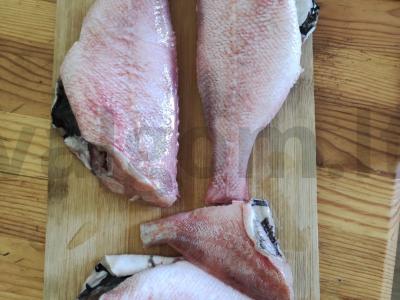 Kepta žuvis su bulvėmis Žingsnis 1