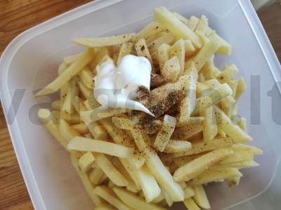 Kepta žuvis su bulvėmis Žingsnis 4